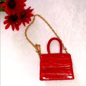 NWOT Red Crossbody Mini Bag